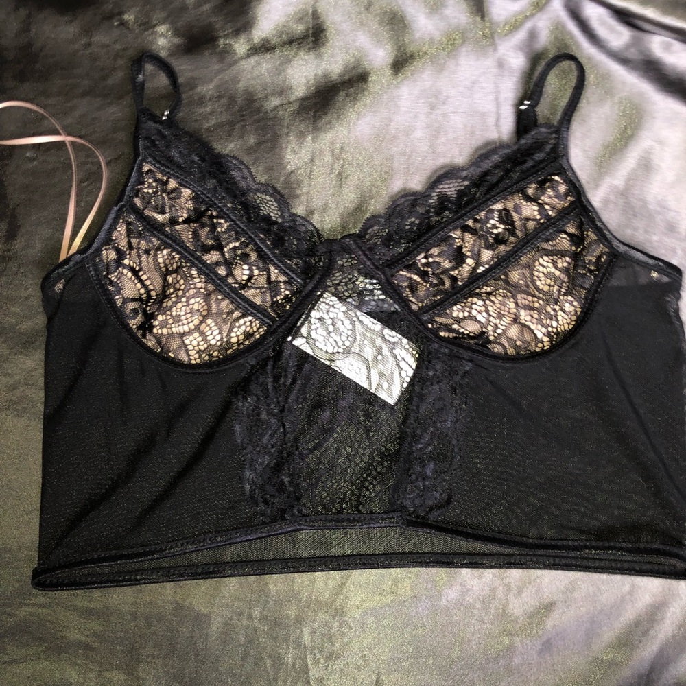 Sheer Little Black Top